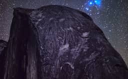 2025-01-27: Pleiades over Half Dome