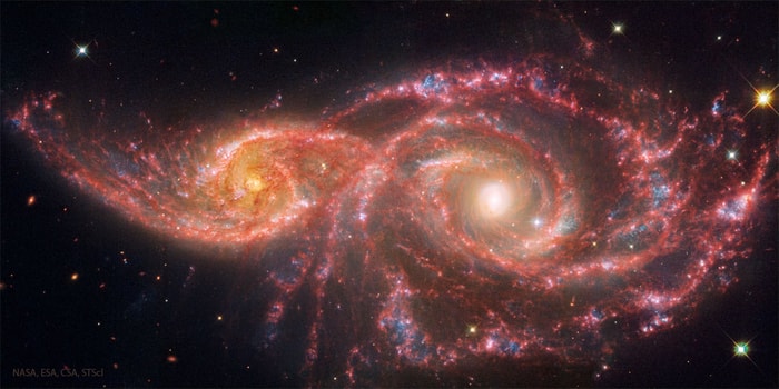 2025-01-06: Colliding Spiral Galaxies from Webb and Hubble