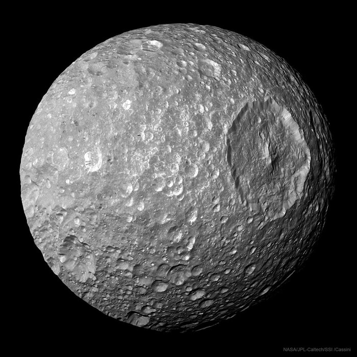 2025-01-12: Mimas: Small Moon with a Big Crater