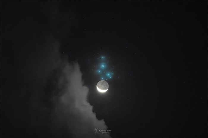 2025-04-08: Moon Visits Sister Stars